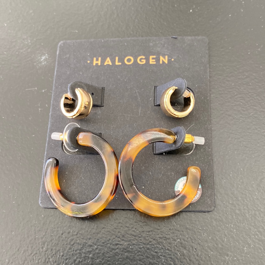 Halogen Nwt Set Of Earrings